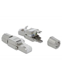 Delock RJ45 samec Cat.6A STP bez použití nástroju