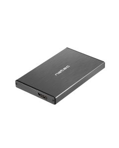 Externí box pro HDD 2,5" USB 3.0 Natec Rhino Go, černý, hliníkové tělo