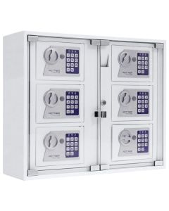 Sestava sejfů KEY SYSTEM 6 OUTDOOR - 6 ks sejfů, e