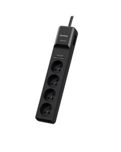 CyberPower přepěťová ochrana, 4 české zásuvky, 2x USB