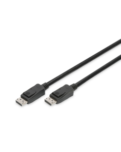 DIGITUS Připojovací kabel DisplayPort, DP M / M, 5,0 m, Ultra HD 8K, verze 1.3 / 1.4, bl