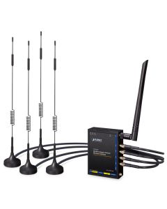 Planet ICG-2210W-NR kompaktní bezdrátová průmyslová brána, 2x1GBASE-T, 5G NR, 2x SIM, VPN, 9-36VDC, -40~75°C, IP30