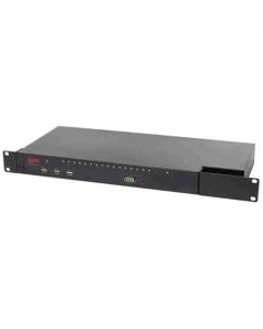 APC KVM 2G, digitální/IP, 1 vzdálený / 1 místní uživatel, 16 portů s virtuálními médii - FIPS 140-2