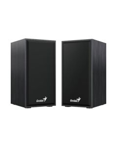 GENIUS repro SP-HF180, 2.0, 6W, USB napájení, 3,5mm jack, dřevěné, černé