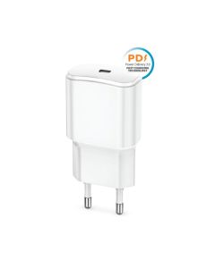 Rychlonabíječka do sítě Forever TC-01 PD 1x USB-C 20W bílá