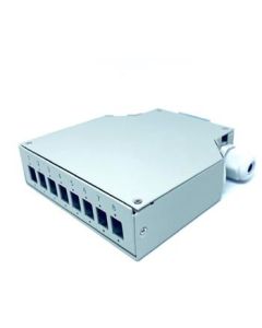 Optický box 8C na DIN lištu 8xSC Simplex