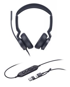 Yealink UH46 Dual UC USB-C/A, náhlavní souprava