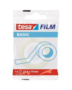 Páska lepicí Tesa® BASIC,19 mmx33 m, transparentní