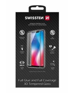 SWISSTEN OCHRANNÉ SKLO ULTRA DURABLE 3D APPLE IPHONE X/XS ČERNÉ