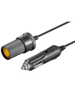 PremiumCord Prodlužka zapalovače do auta, délka:1.5m, 12V, 2,5A