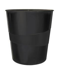 Odpadkový koš Leitz WOW, plastový, 15 l, černý
