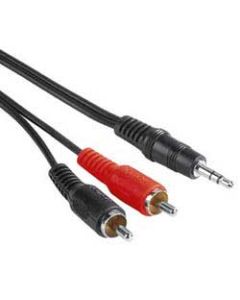 PremiumCord Kabel Jack 3.5mm-2xCINCH M/M 10m