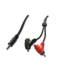 PremiumCord Kabel Jack 3.5mm-2xCINCH+2xCINCH M/M 1,5m