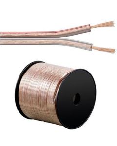 PremiumCord Kabely na propojení reprosoustav 100% CU měď 2x2,5mm 1m - délka na přání