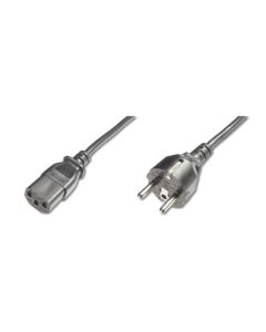 PremiumCord napájecí kabel 240V, délka 2m CEE7 přímý/IEC C13