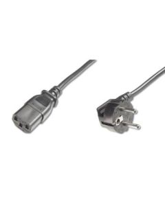 PremiumCord napájecí kabel 240V, délka 3m CEE7 pravoúhlý/IEC C13