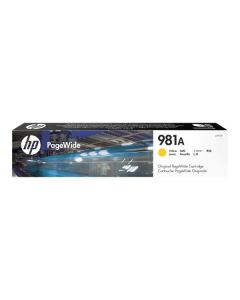 HP 981A Žlutá originální kazeta PageWide pro HP PageWide Enterprise Color 556 / MFP 586