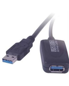 PremiumCord USB 3.0 repeater a prodlužovací kabel A/M-A/F 5m
