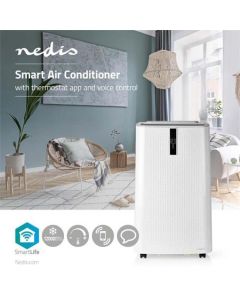 Nedis WIFIACMB1WT12 - Chytrá Klimatizace | 12 000 BTU | Až 75 m3 | Wi-Fi | Android™ a iOS | Energetická Třída A