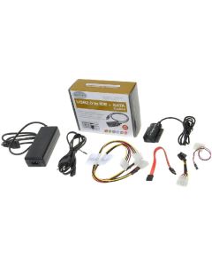 PremiumCord USB 2.0 - IDE + SATA adapter s kabelem a přídavným zdrojem