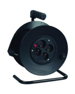 PremiumCord prodlužovací kabel 230V, 25m na bubnu, 4 zásuvky, 1,5mm2