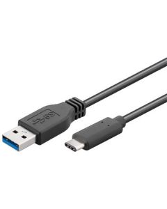 PremiumCord Kabel USB 3.1 konektor C/male - USB 3.0 konektor A/male, 0,5m