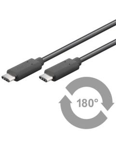 PremiumCord Kabel USB 3.1 konektor C/male - USB 3.1 konektor C/male, 0,5m