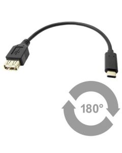 PremiumCord Adaptér USB 3.1 konektor C/male - USB 3.0 konektor A/female, 0,2m OTG