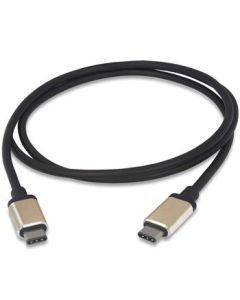 PremiumCord Kabel USB 3.1 konektor C/male - USB 3.1 konektor C/male, 0,5m hliníkové konektory