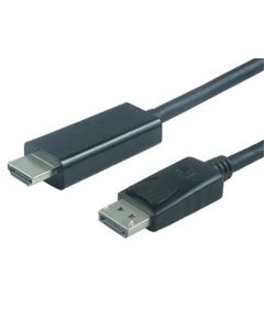 PremiumCord DisplayPort na HDMI kabel 1m M/M