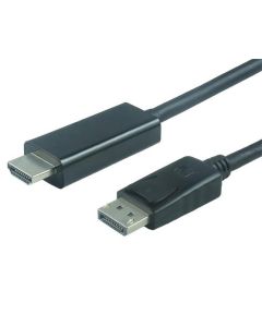 PremiumCord DisplayPort na HDMI kabel 2m M/M