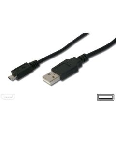 PremiumCord Kabel micro USB 2.0, A-B 0,75m  kabel navržený pro rychlé nabíjení