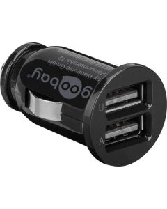 goobay Napájecí 12V autoadaptér na 2x USB 2,1A černý