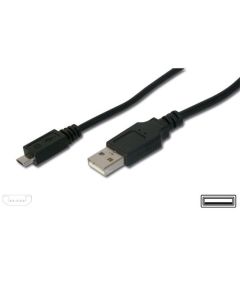 PremiumCord Kabel micro USB 2.0, A-B 2m