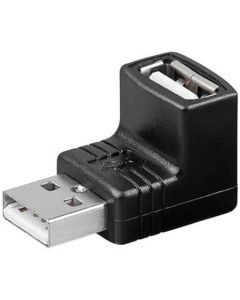 PremiumCord USB redukce A-A, Male/Female 90°