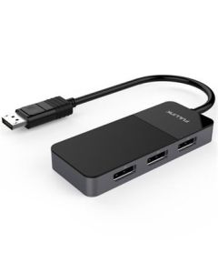 PremiumCord  MST adapter DisplayPort 1.4 na 3x DisplayPort monitory 8K@30Hz, extended + mirror + duplicate režimy