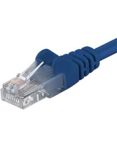 PremiumCord Patch kabel UTP RJ45-RJ45 CAT6 2m modrá