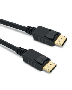 PremiumCord DisplayPort 1.4 přípojný kabel M/M, zlacené konektory, 1m