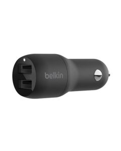 Belkin BOOST CHARGE™ 24W Duální USB-A nabíječka do auta, černá