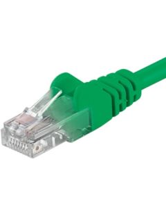Premiumcord Patch kabel CAT6a S-FTP, RJ45-RJ45, AWG 26/7 0,25m zelený