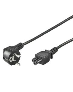 PremiumCord Kabel síťový 230V k notebooku 5m, trojlístek "Mickey Mouse"