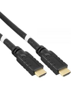 PremiumCord HDMI High Speed with Ether.4K@60Hz kabel se zesilovačem,15m, 3x stínění, M/M, zlacené konektory