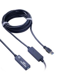 PremiumCord USB 3.0 repeater a prodlužovací kabel A/M-A/F 10m