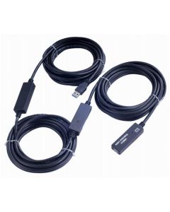 PremiumCord USB 3.0 repeater a prodlužovací kabel A/M-A/F 15m