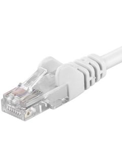 PremiumCord Patch kabel UTP RJ45-RJ45 level 5e 1,5m bílá