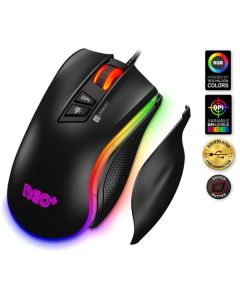 CONNECT IT NEO+ profesionální optická herní myš se softwarem, RGB podsvícení, ČERNÁ