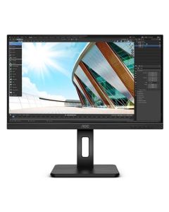 AOC LCD Q24P2Q 23,8" IPS/2560x1440@75Hz/4ms/250cd/50mil:1/VGA/HDMI/DP/4xUSB/Repro/Pivot/VESA