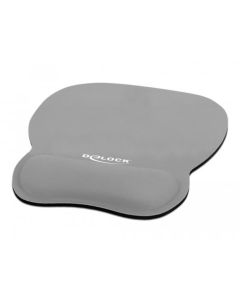 Delock Ergonomická podložka pod myš s opěrkou zápěstí šedá 245 x 206 mm