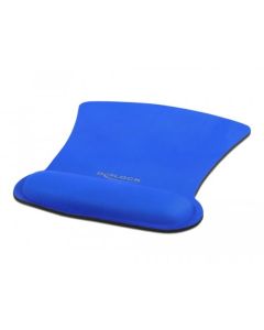 Delock Ergonomická podložka pod myš s opěrkou zápěstí modrý 255 x 207 mm