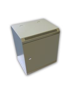 10" rack jednodílný 9U/280 DATACOM šedý plech.dv.